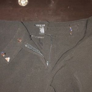 Larry Levine Pants - Black Stretch Trousers Larry Levine Pants - Black Stretch Trousers